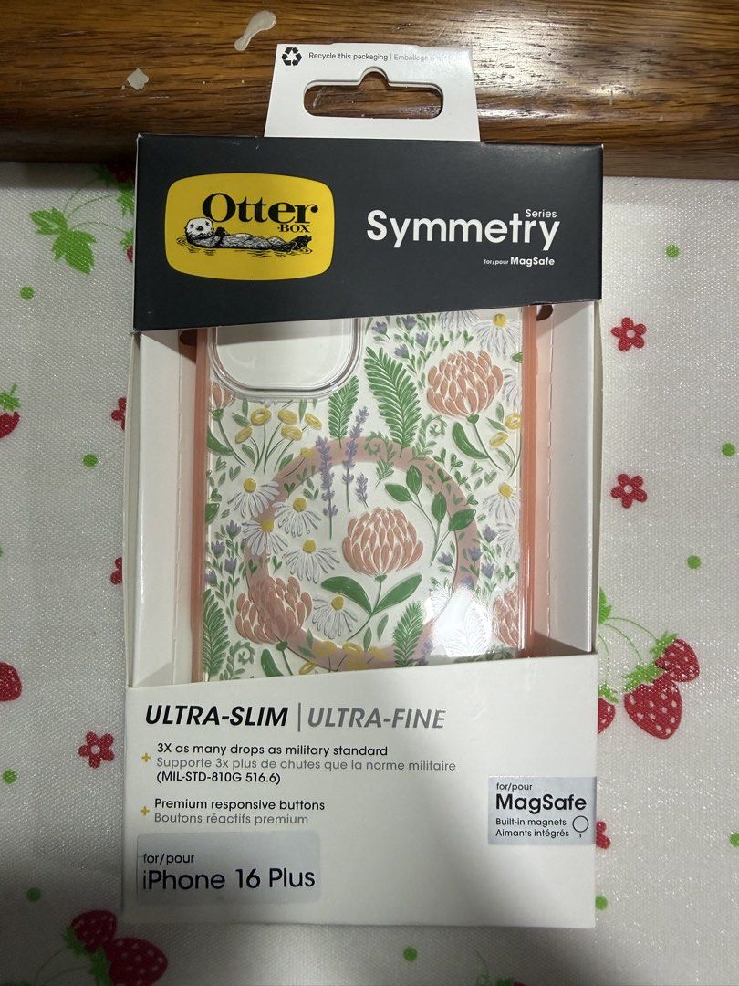 OTTERBOX IPHONE 16 PLUS (Category: Cases & Sleeves) located in Bacoor. Submitted by raycam (Listing ID 1459635441, Image 1). Description: OtterBox iPhone 16 PLUS Symmetry Series Clear Case Peachy Bloom Pink.