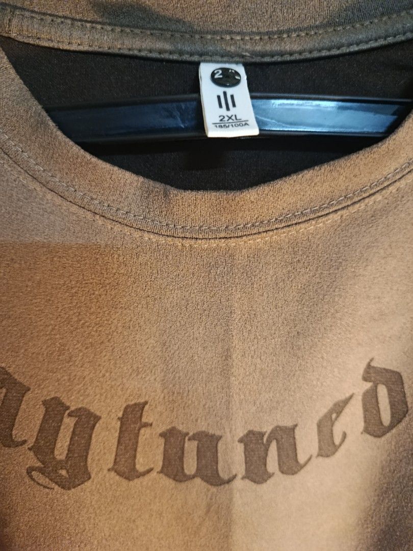 Oversized Gothic Graphic Streetwear Tee (Category: Tshirts & Polo Shirts ) located in Quezon City. Submitted by eldridge12 (Listing ID 1459620101, Image 3). Description: 📌loose thread color: 10/10 condition: 8/10 mop: gcash/maya + sf! pm for dimes!.