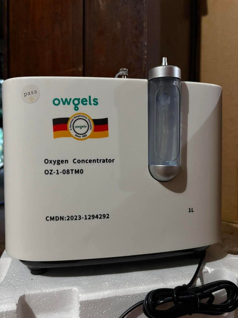 Oxygen Concentrator 1L (Category: Medical Supplies & Tools) located in Quezon City. Submitted by judaimedonlineshop23 (Listing ID 1459673917, Image 2). Description: BRANDNEW ONHAND DELIVER VIA LALAMOVE.