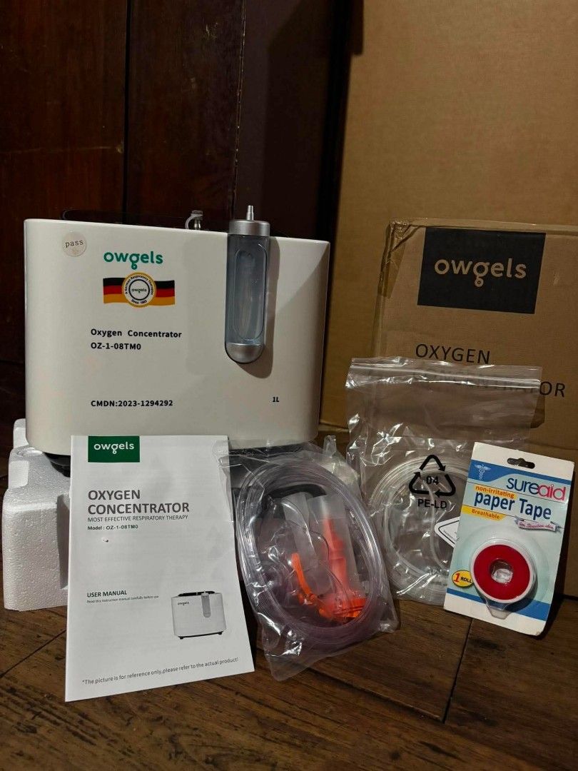Oxygen Concentrator 1L (Category: Medical Supplies & Tools) located in Quezon City. Submitted by judaimedonlineshop23 (Listing ID 1459673917, Image 1). Description: BRANDNEW ONHAND DELIVER VIA LALAMOVE.