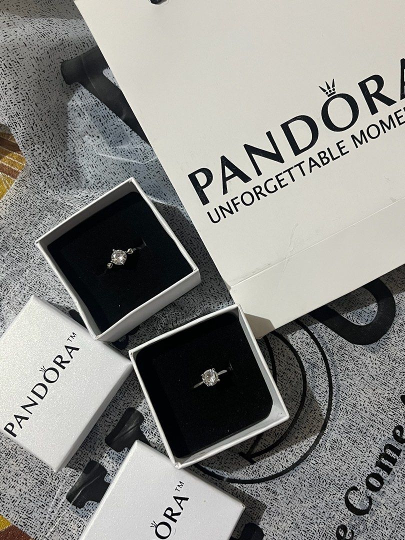 Pandora Rings - Various Designs Available (Category: Rings) located in Bacolod City. Submitted by tres_chic_bcd (Listing ID 1459629969, Image 1). Description: - Pandora rings in a variety of styles. - Choose from simple bands with single stones to designs with multiple stones or unique patterns. - All rings come in Pandora box and bag. - Ideal for gifting - Browse photos to see all available designs..
