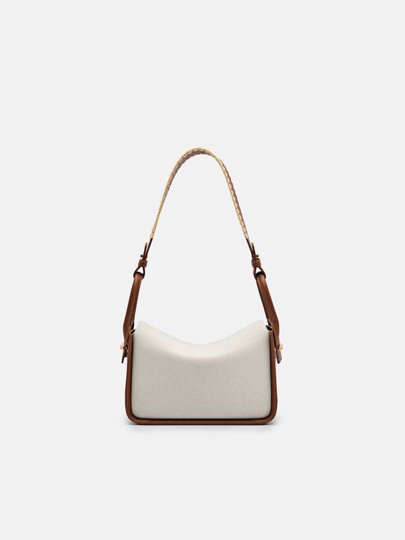 Pedro Demi Canvas Shoulder Bag (Category: Shoulder Bags) located in Pasig City. Submitted by ff.ph (Listing ID 1459647079, Image 2). Description: Pedro Demi Shoulder Bag Canvas 2tone (Brown) With Detachable and Adjustable long Strap Size 9 inches Magnetic closure With Echodustbag and tag Add paperbag plus 80 .