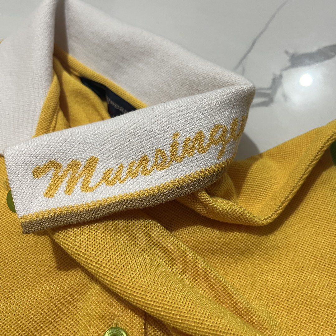 Penguin (Category: Tshirts & Polo Shirts ) located in Bacoor. Submitted by manonghits_2000 (Listing ID 1459558787, Image 3). Description: Penguin Munsingwear Measurement: 20x24 Color: Yellow/White/Green Color Rate: 9.8/10 Condition: Good as new Issue:None Claim 350.