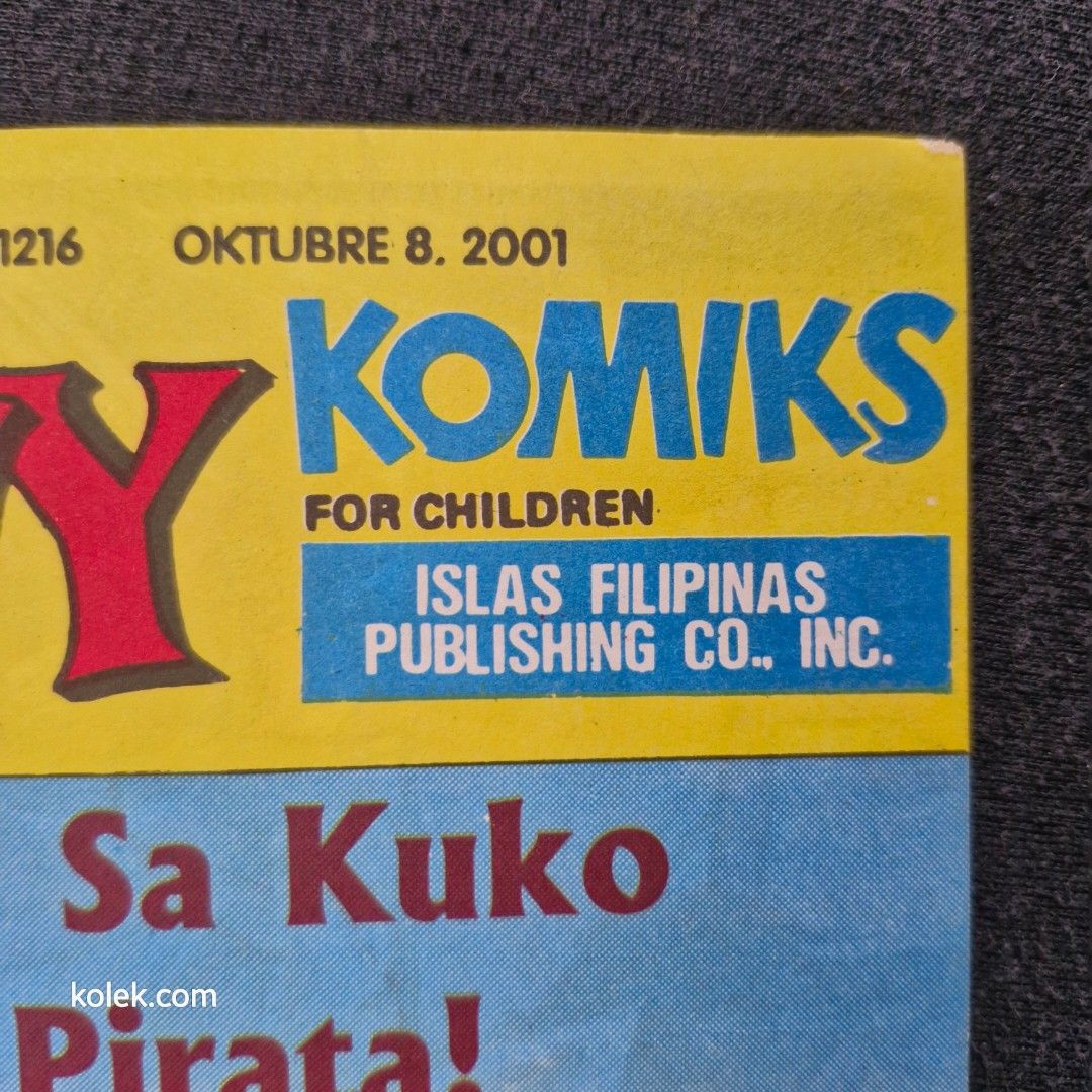Pilipino Funny Komiks (Category: Comics & Manga) located in San Pedro. Submitted by .kolek.com (Listing ID 1459545162, Image 3). Description: Used Vintage Komiks ✔️Like new Condition ✔️Complete Pages ✔️No Penmark ✔️Smooth Surface ✔️Sharp Edges What U see is What U Get Sa nakaka appreciate lang MoP: Gcash J&T Courier Pickup or Book any Rider Buyer's book and expense Loc: San Pedro, Laguna 📣S3 0.3kg.