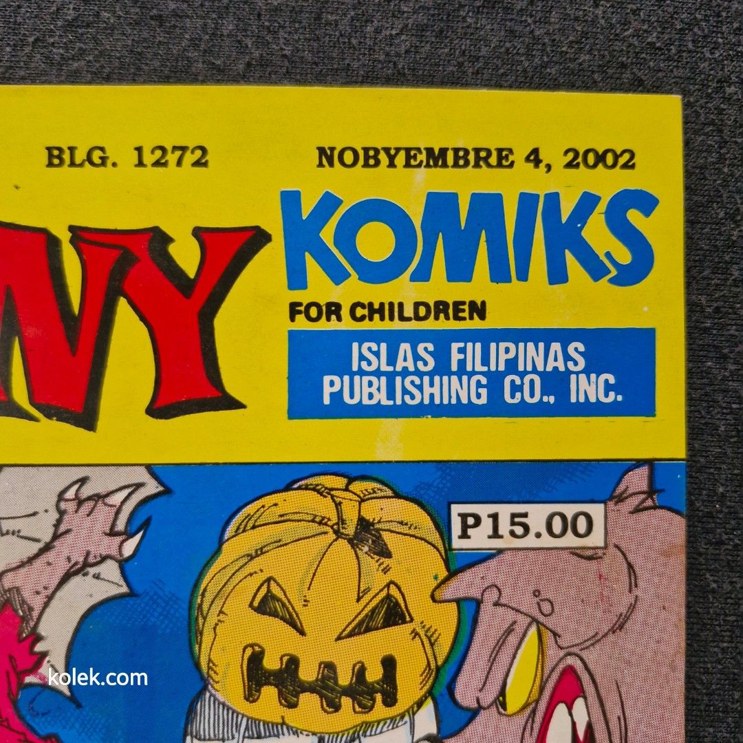 Pilipino Funny Komiks (Category: Comics & Manga) located in San Pedro. Submitted by .kolek.com (Listing ID 1459549075, Image 3). Description: Used Vintage Komiks ✔️Like new Condition ✔️Complete Pages ✔️No Penmark ✔️Smooth Surface ✔️Sharp Edges What U see is What U Get Sa nakaka appreciate lang MoP: Gcash J&T Courier Pickup or Book any Rider Buyer's book and expense Loc: San Pedro, Laguna 📣S3 0.3kg.