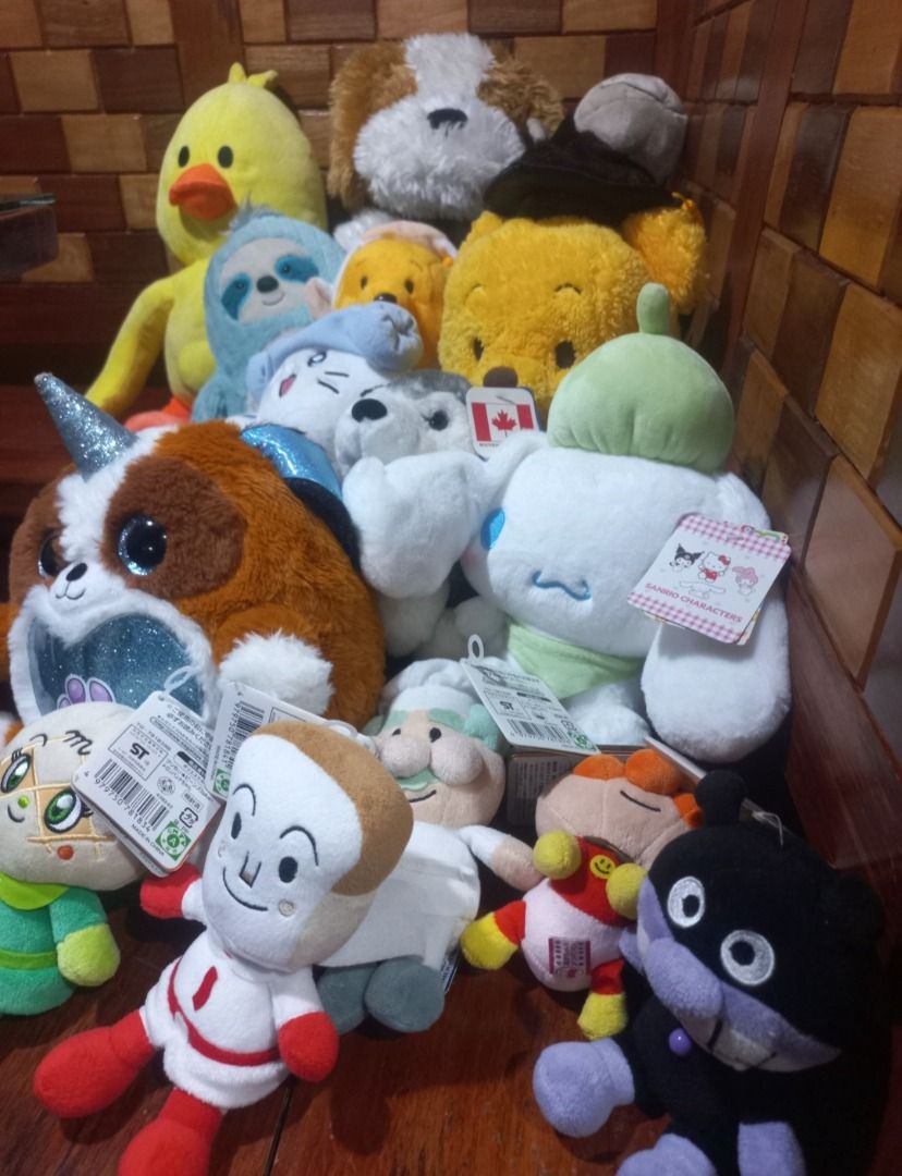 PLUSHIE/STUFFED TOYS TAKE ALL/Bundle (Category: Plushies & Soft Toys) located in Pugo. Submitted by mhylee_fang1989 (Listing ID 1459599199, Image 2). Description: .