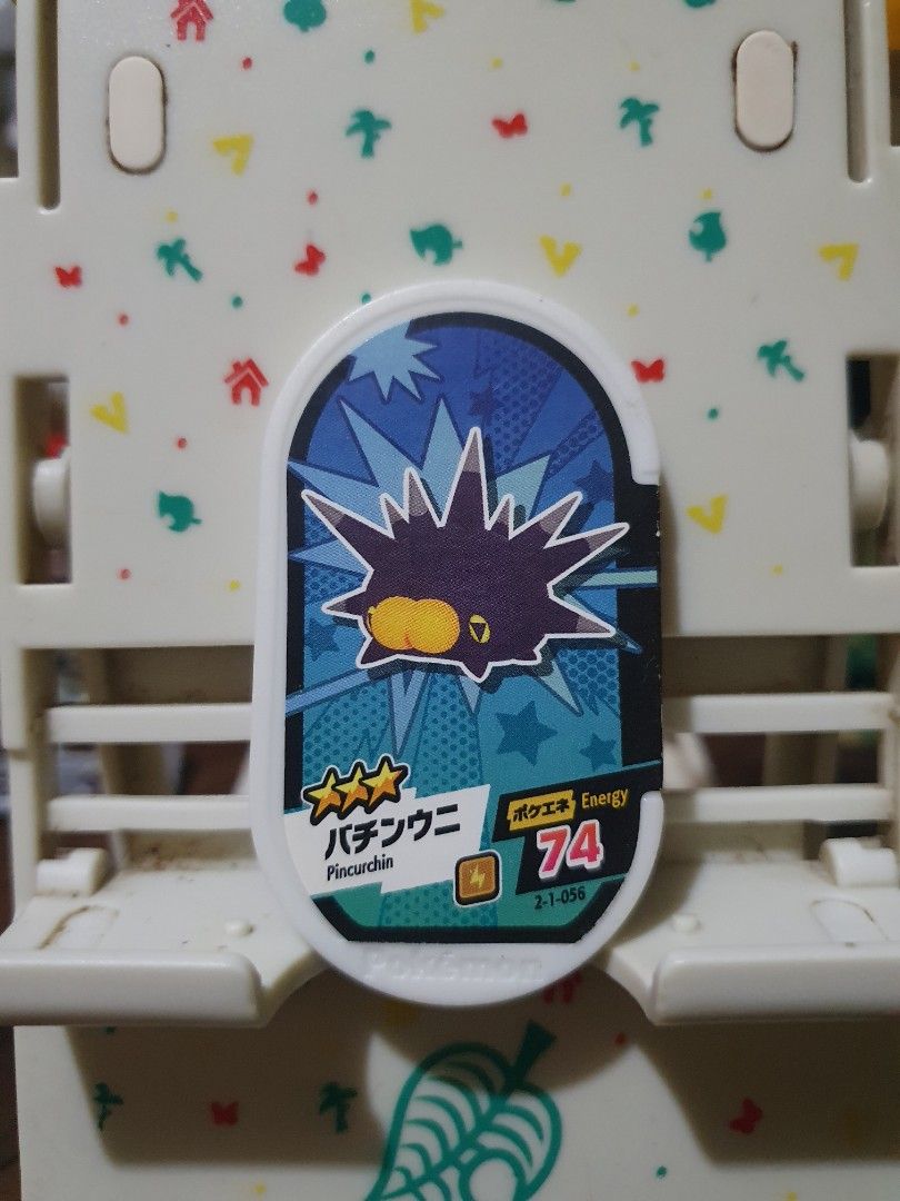 Pokemon Mezastar Tag Pincurchin (Category: Character Goods) located in Quezon City. Submitted by collectionneursonline88 (Listing ID 1459573445, Image 1). Description: for collection only .Japan version not usable in Philippines arcade machines 🔄 Meetups Balintawak Camachile 7/11 Quezon City 🛵 Shipping : - Lalamove ( except Provincial) - Flash Express - GogoExpress - LBC 📥 Payment : cash on meetups Gcash.