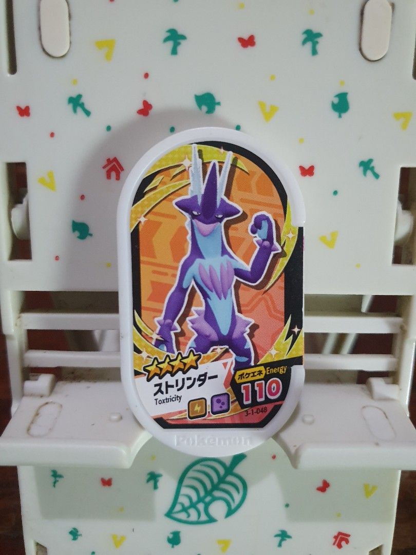 Pokemon Mezastar Tag Toxtricity (Category: Character Goods) located in Quezon City. Submitted by collectionneursonline88 (Listing ID 1459551526, Image 1). Description: for collection only .Japan version not usable in Philippines arcade machines 🔄 Meetups Balintawak Camachile 7/11 Quezon City 🛵 Shipping : - Lalamove ( except Provincial) - Flash Express - GogoExpress - LBC 📥 Payment : cash on meetups Gcash.