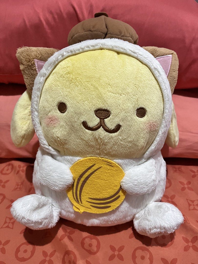 PoMpompurin with tart big plush (Category: Plushies & Soft Toys) located in Paranaque City. Submitted by bonsaiart (Listing ID 1459677814, Image 1). Description: Good as new Height: 10 inches 1450+sf Payment via GCASH or paymaya No to meetup No to cop / cod Shipping via j&t only.