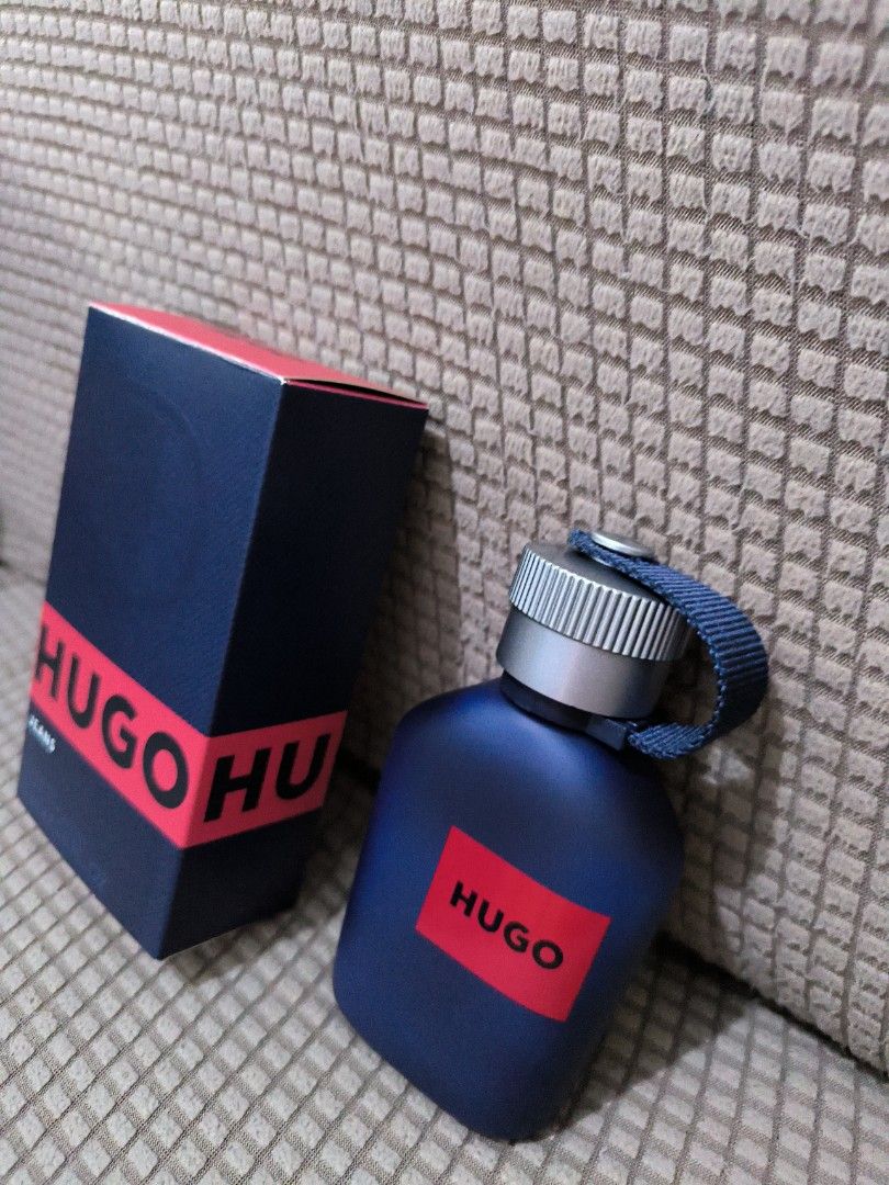 Preloved HUGO JEANS Eau de Toilette 75ml (Category: Fragrance & Deodorants) located in Batangas. Submitted by originalperfumesandbags (Listing ID 1459628729, Image 3). Description: - Hugo Jeans Eau de Toilette - Size: 75ml (2.5 fl oz) - Bottle Color: Dark Blue with Red Label - Packaging: Comes in original box - Origin: Made in France - Scent Profile: Great for everyday wear.