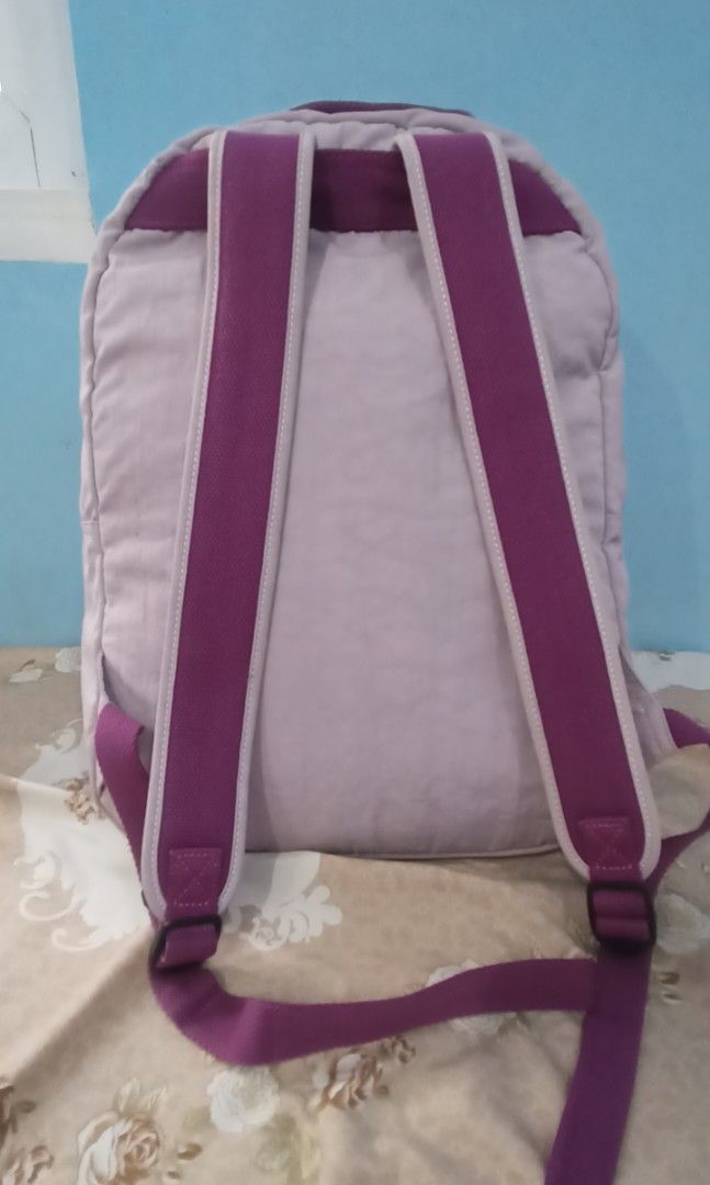 Preloved Kipling Backpack (Category: Backpacks) located in Legazpi City. Submitted by mahmeetoo (Listing ID 1459686071, Image 3). Description: Preloved backpack. Signs of use sa.top handle. multiple pockets..with pocket for your laptop or tablet..