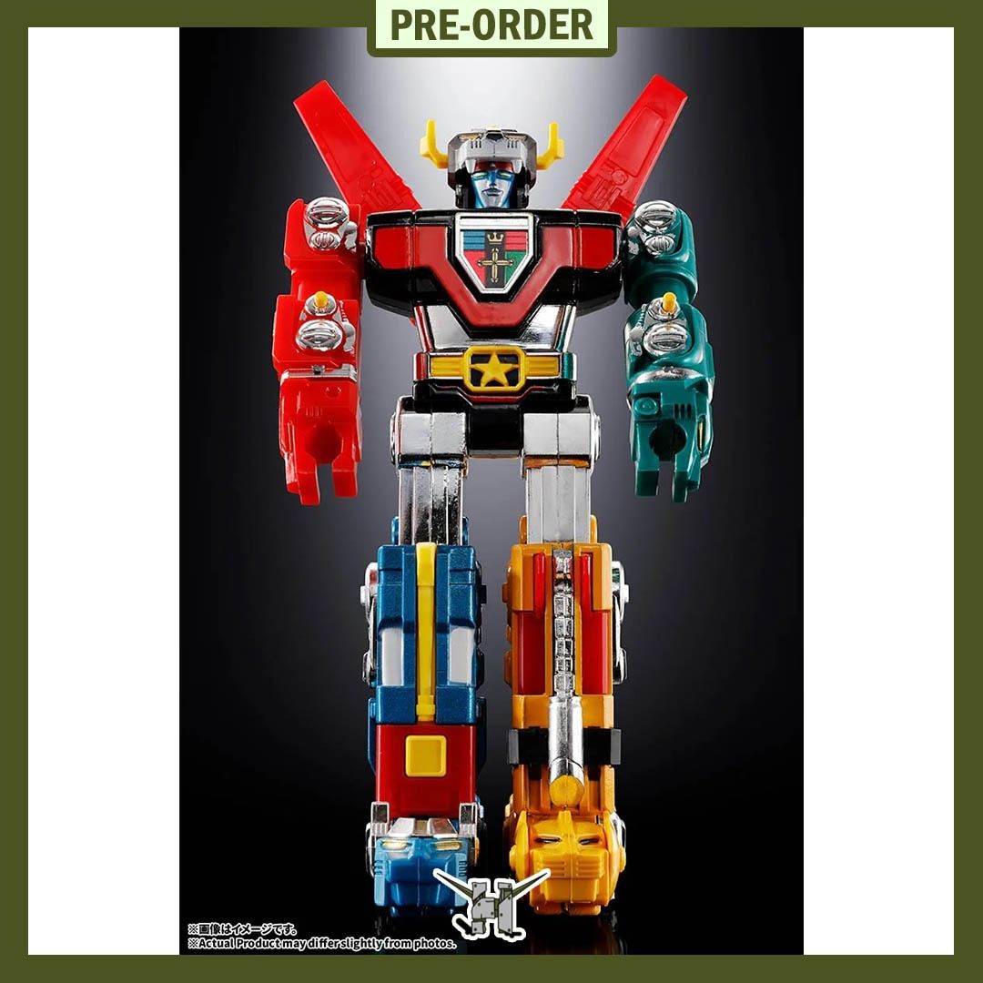 PRE-ORDER!! CHOGOKIN VOLTRON (Category: Figurines & Statues) located in Quezon City. Submitted by figsnkits (Listing ID 1459652159, Image 2). Description: PRE-ORDER!! Tamashii Nations: CHOGOKIN VOLTRON Pre-order price: Php 5,540 Min. DP: Php 1,400 (new) Php 1,000 (return customers) SRP: Php 6,150 Deadline: Sep 23, 2026 (12nn), or until PO slots are full Estimated Time of Arrival: Apr 2027 (ESTIMATE ONLY: can change without notice; can be early/on