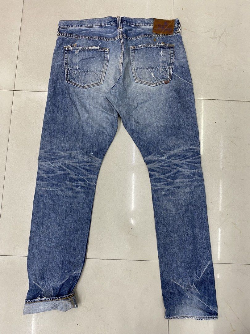 PRPS (purpose) japan brand distressed jeans (Category: Jeans) located in Manila. Submitted by ercmrsmam (Listing ID 1459639913, Image 2). Description: PRPS (purpose) distressed jeans W36 L44 Hem 7 Color may vary due to lighting Need wash Dm if interested 📩 will be posted on my carousell acc⬇️ Check out ercmrsmam listings on #Carousell: https://carousell.app.link/mu0SnqUHP3b 📍baclaran paranaque metro manila 🛵jnt/lalamove courier 💵 mop: gcash.