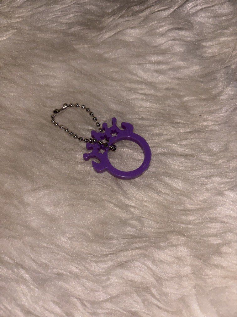 Purple pendant ring keychain (Category: Charms) located in Manila. Submitted by vintageaccessories (Listing ID 1459635541, Image 1). Description: .