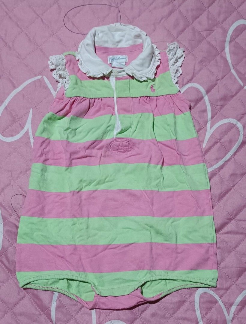 Ralph Lauren Onesie (Category: Babies & Kids Fashion) located in Cainta. Submitted by shopaholic_grl (Listing ID 1459657357, Image 1). Description: Preloved Authentic Ralph Lauren Onesie.