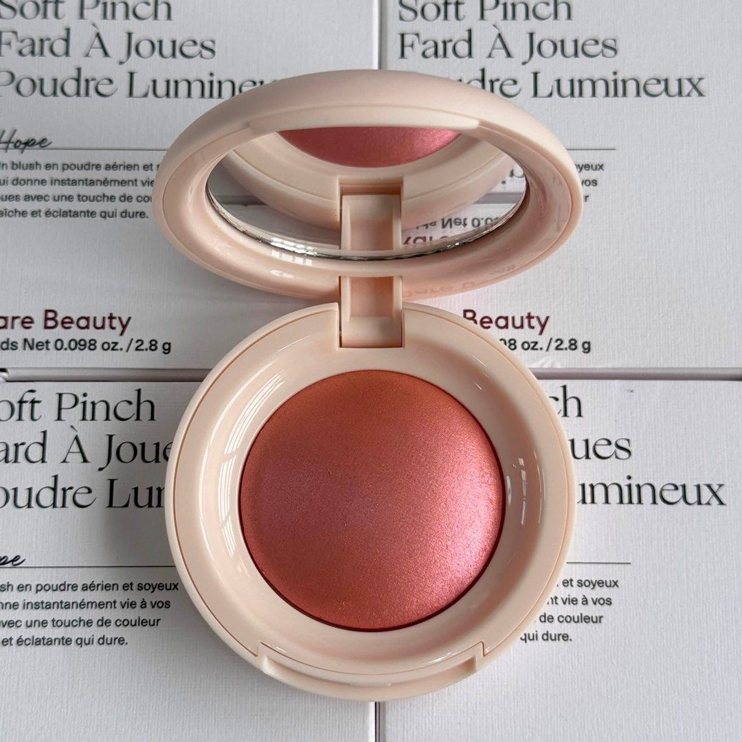 Rare Beauty Powder Blush (Category: Makeup) located in Pasay City. Submitted by fortellebeauty.mnl (Listing ID 1459545075, Image 2). Description: Rare Beauty Powder Blush Full size Shades available: Happy & Hope 💯 GUARANTEED AUTHENTIC. ✅ Ready for shipping/pick up 📩 SEND ME A DM IG&FB Page: @fortellebeauty.mnl.