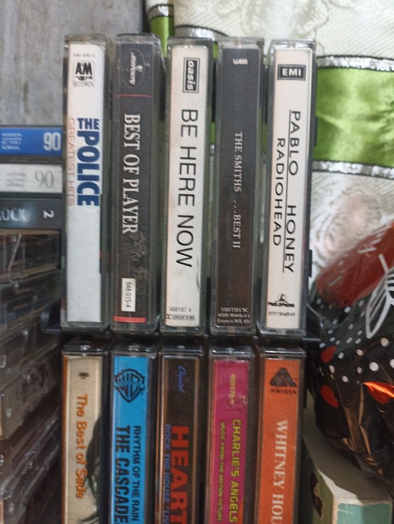 Rare Cassette Tapes (Category: CDs & DVDs) located in Las Pinas. Submitted by kanzakiro (Listing ID 1459633020, Image 2). Description: Prices may vary. Check my other listing for the prices, some are not uploaded yet. Message me for more details. No to COD / COP No reservation and first to pay basis. Loc: Las Piñas City, Metro Manila MOD: Grab / Lalamove / LBC and J&T MOP: GCash or MariBank Bank Transfer.