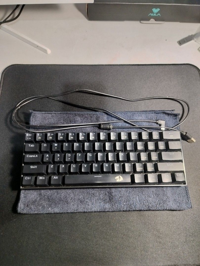 Redragon K552 Mechanical Gaming Keyboard (Category: Computer Keyboard) located in Bulacan. Submitted by kosme2erp (Listing ID 1459541153, Image 1). Description: - Compact 60% mechanical keyboard - Brand: Redragon - Model: K552 - Color: Black - Connection: Wired USB - Perfect for gaming and typing - Tested and confirmed working - Selling as is.