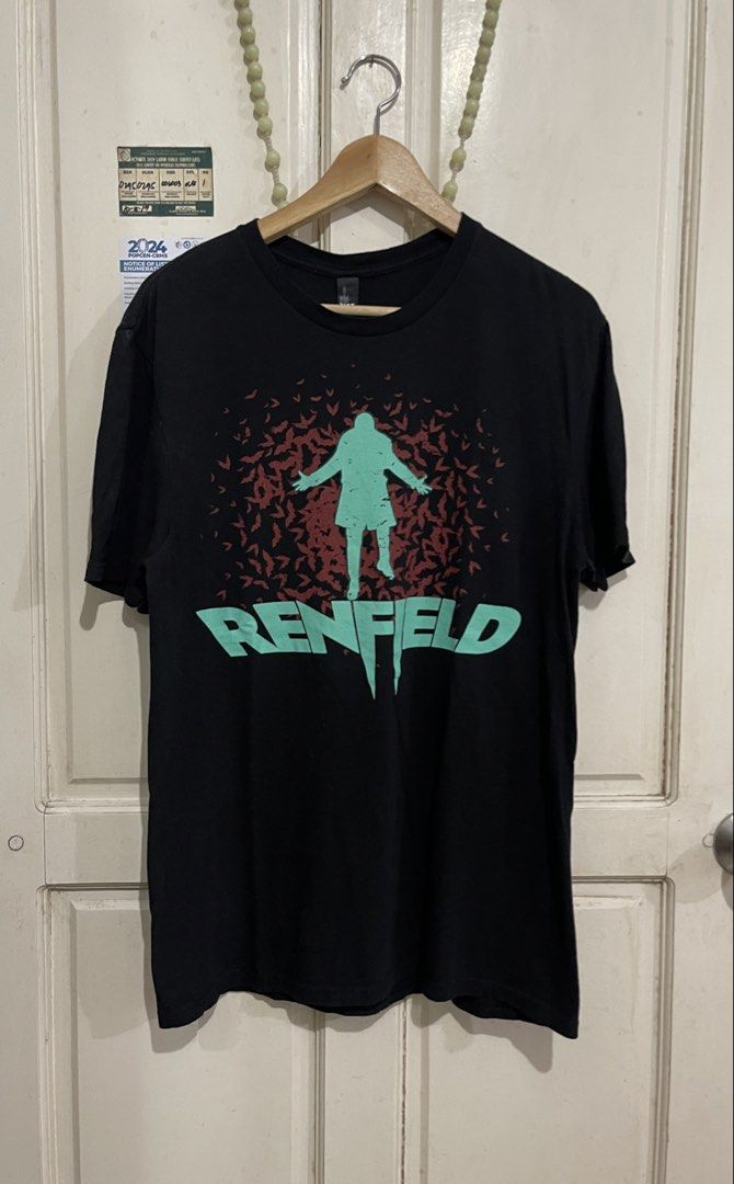 Renfield 2023 Horror-Comedy Promo Tee - Medium (Category: Tshirts & Polo Shirts ) located in Bacoor. Submitted by Dakilang_Basurero (Listing ID 1459496236, Image 1). Description: 2023 Comedy Horror Film starring Nicolas Cage Promo Tee Medium 20x29 Issue: see last pic.