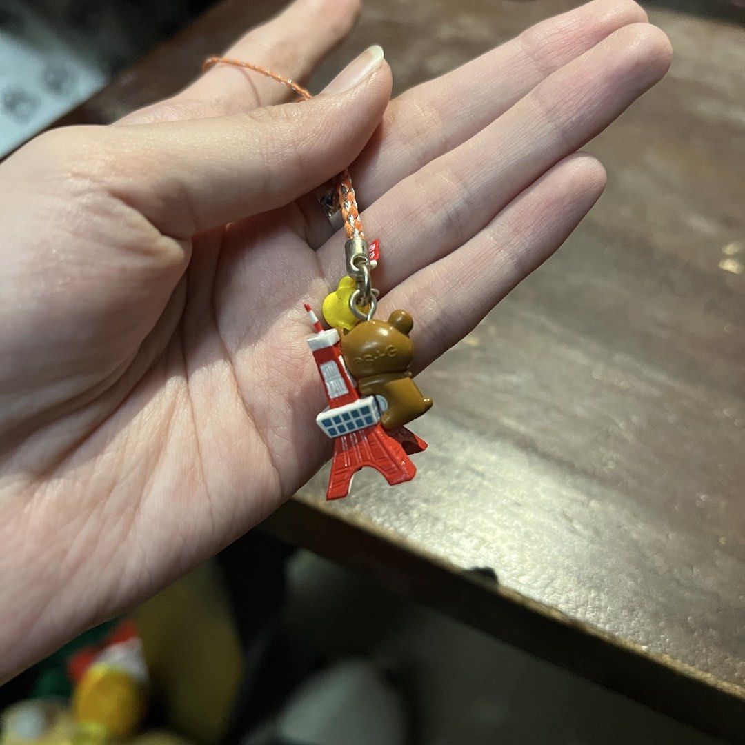 Rilakkuma Hugging Tokyo Tower charm cp strap (Category: Character Goods) located in Manila. Submitted by erickalago (Listing ID 1459668107, Image 3). Description: loc: Manila.