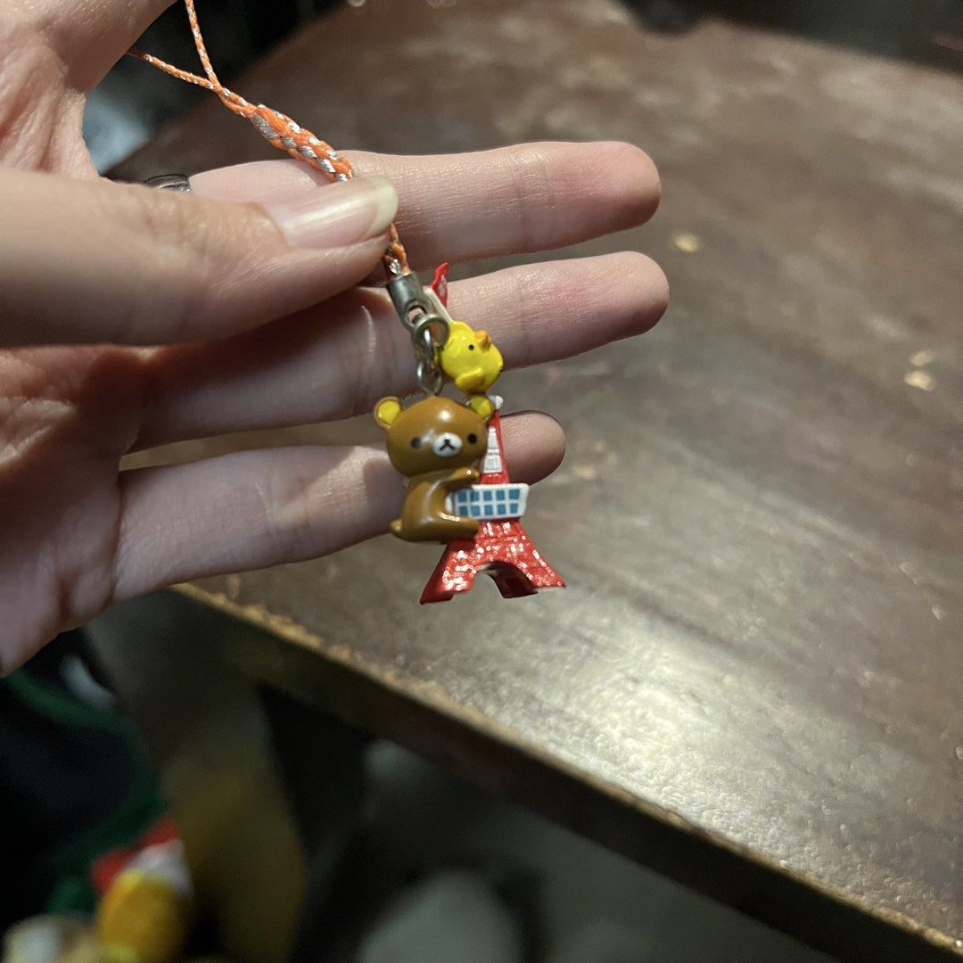 Rilakkuma Hugging Tokyo Tower charm cp strap (Category: Character Goods) located in Manila. Submitted by erickalago (Listing ID 1459668107, Image 2). Description: loc: Manila.