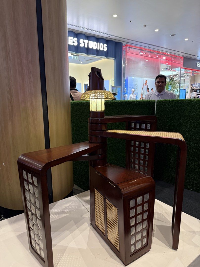 Rotatable Lounge Chair/Table (Category: Other Home Furniture) located in Manila. Submitted by dalmideclutters (Listing ID 1459625884, Image 3). Description: hi! im an interior design student & we designed this furniture. we got it manafactured by JLT Furnitures from Pampanga. -used only for exhibit -it is 360deg rotatable -the lowest layer has a storage -it also has a light bulb -the furniture is currently in Batangas. -won the award for 2nd Plac