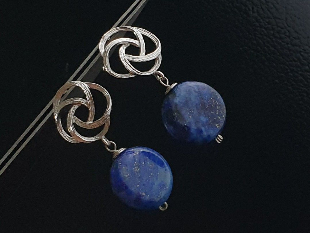 S925 Lapis Lazuli Earrings (Category: Earrings) located in Quezon City. Submitted by WasalakTwo (Listing ID 1459632060, Image 1). Description: Bought in Japan Goodcondition Clean and presentable Open for delivery nationwide.