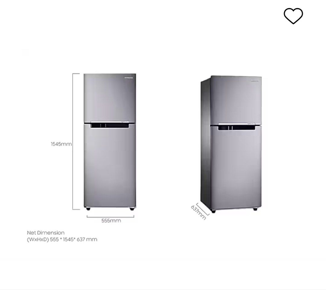 Samsung RT22FARBD S9 Refrigerator Refined Inox (Category: Refrigerators and Freezers) located in Quezon City. Submitted by roseaouuu (Listing ID 1459565038, Image 3). Description: Digital Inverter Compressor (energy efficient), No-Frost, All-around Cooling, 3-star DOE energy rating, and the remaining warranty period. Reason for Selling: Dimensions cannot fit to the new home..