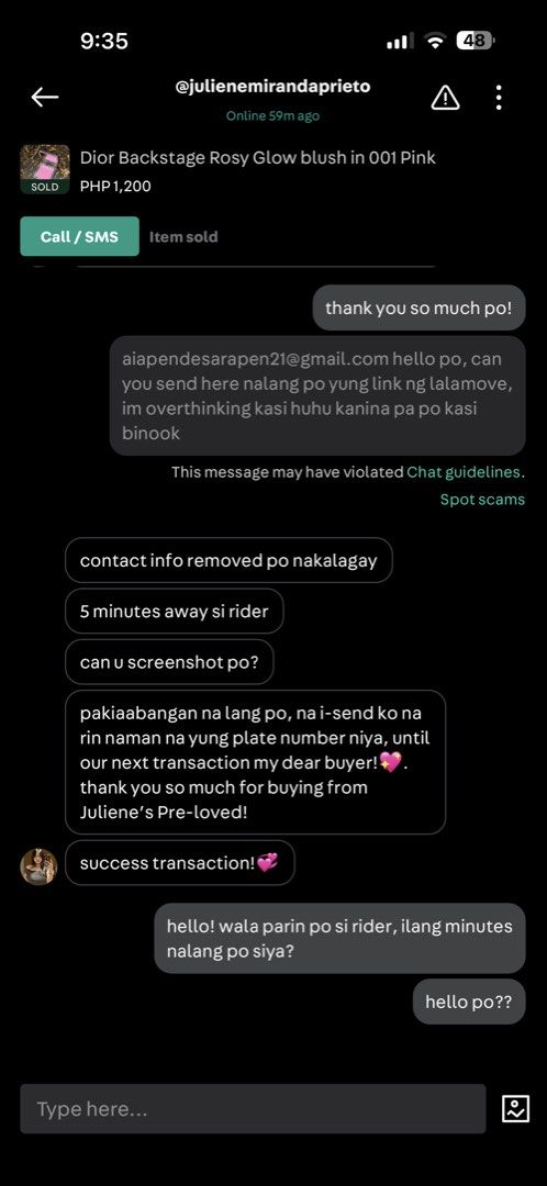 SCAMMER ALERT 🚨 ‼️ (Category: Announcements) located in Manila. Submitted by aia_xx (Listing ID 1459624363, Image 2). Description: @julienemirandaprieto na scam ako ng 1700! sana mabusog ka tang ina mo! karma nalang bahala sayo!!!!.