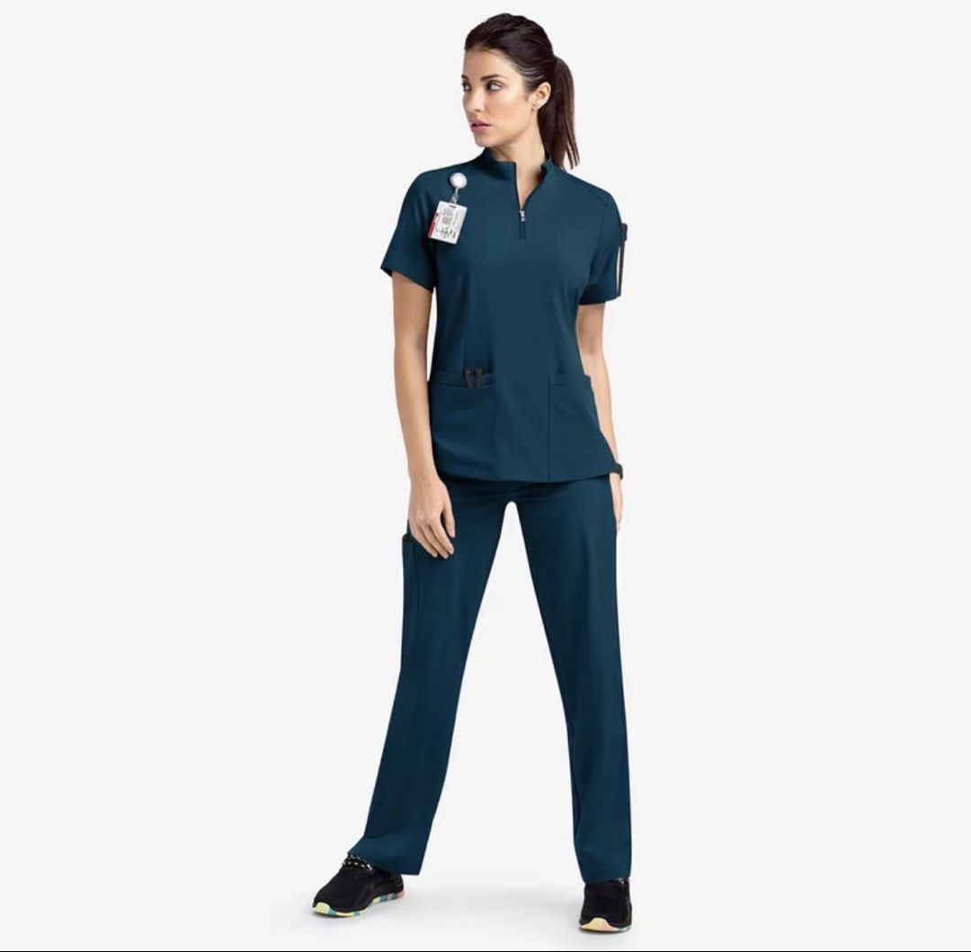 SCRUB SUIT (Category: Jumpsuits) located in Pasay City. Submitted by allmypreloved_02 (Listing ID 1459636834, Image 1). Description: 💚 PRELOVED SCRUB SUIT💚 ✨ Dark Green— simple pero lakas maka-sexy! 🫶 Comfortable at hindi mainit sa katawan 👗 Flattering fit na bagay sa work or everyday wear 📌 Preloved and in good condition Perfect for those who want a stylish yet comfy scrub suit! 💚 💌 DM for inquiries! .