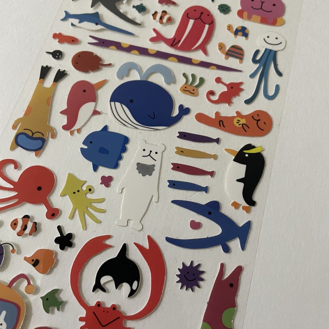 Sea Creatures Sticker Sheet (Category: Art & Prints) located in Butuan. Submitted by paperlueur (Listing ID 1459561669, Image 2). Description: .