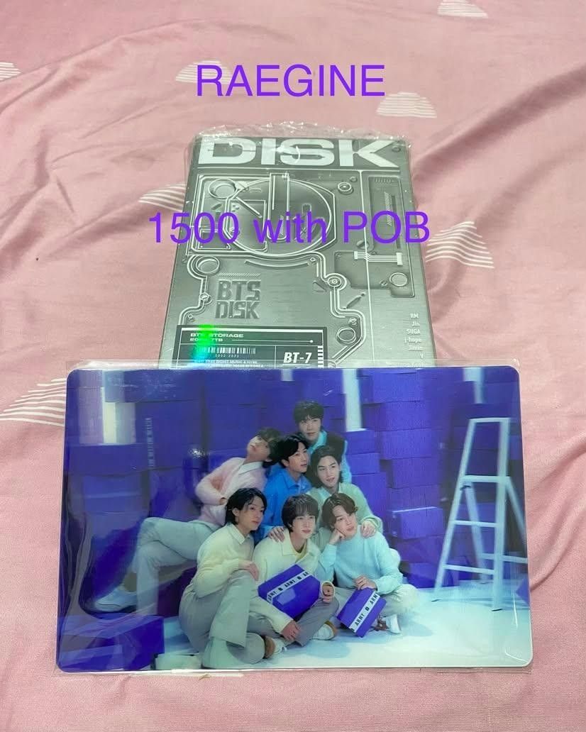 Sealed BTS DISK with POB Postcard (Category: CDs & DVDs) located in Imus. Submitted by shopestepanimey (Listing ID 1459584064, Image 1). Description: - Sealed BTS DISK - Includes Pre-Order Benefit (POB) postcard - Price: PHP 1500.