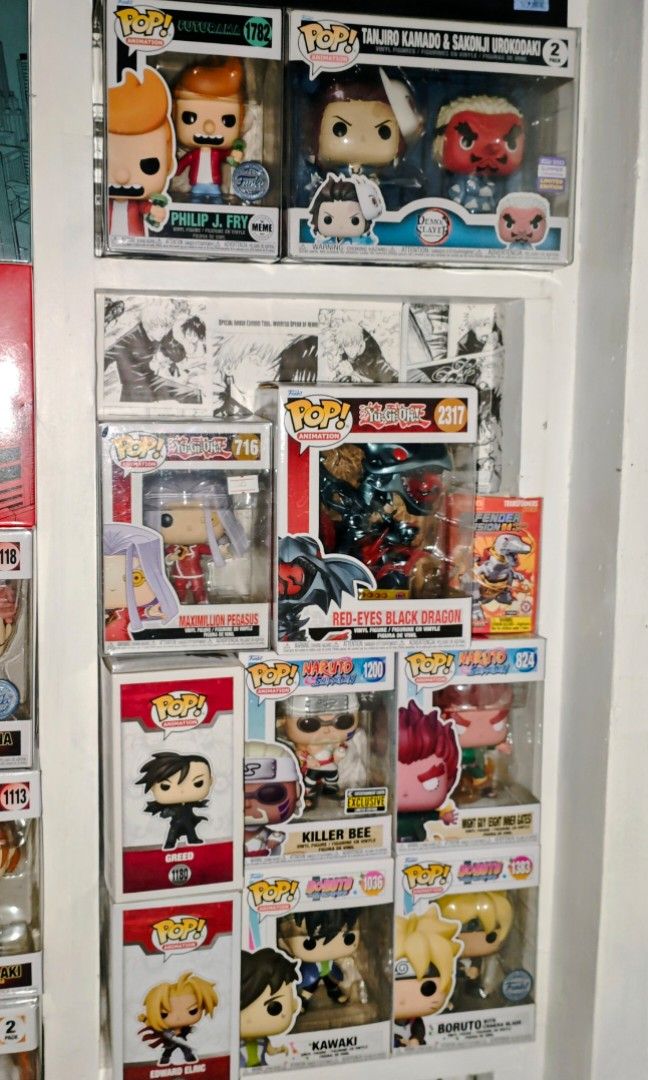 Selling/ Trading Funko Pop! (Category: Designer & Blind Box Toys) located in Antipolo. Submitted by vinharion (Listing ID 1459017238, Image 2). Description: Open for trading: (depende kung matripan) Preffer line is: 1. WWE, anime (One piece, Jujutsu Kaisen, Black clover, dragon ball, naruto) 2. marvel/ cartoon characters pwedeng add ka or add ako, or straight swap depende sa mapagkasunduan i-trade.