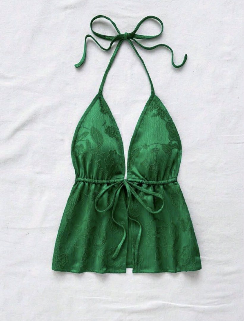 Shein Clothes (Category: Sleeveless) located in Manila. Submitted by mgngeronimo (Listing ID 1459590621, Image 1). Description: ‼️Take all for 1000‼️ 1. Green V-Neck Tie up (Xs) (No padding) 🏷️ 270 2. Black Crop Top (Xs) (No padding) 🏷️ 250 3. Spaghetti Strap Mini Dress (S) (No padding) 🏷️270 4. Blue/White Tube Crop Top (Xs) ( No padding) 🏷️ 230.