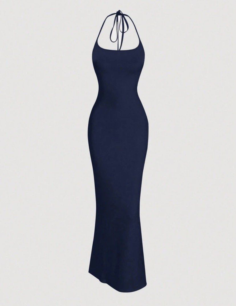 [Shein] Halter Neck Maxi Dress (Category: Dresses) located in Makati City. Submitted by cocoreluv (Listing ID 1459650672, Image 2). Description: .