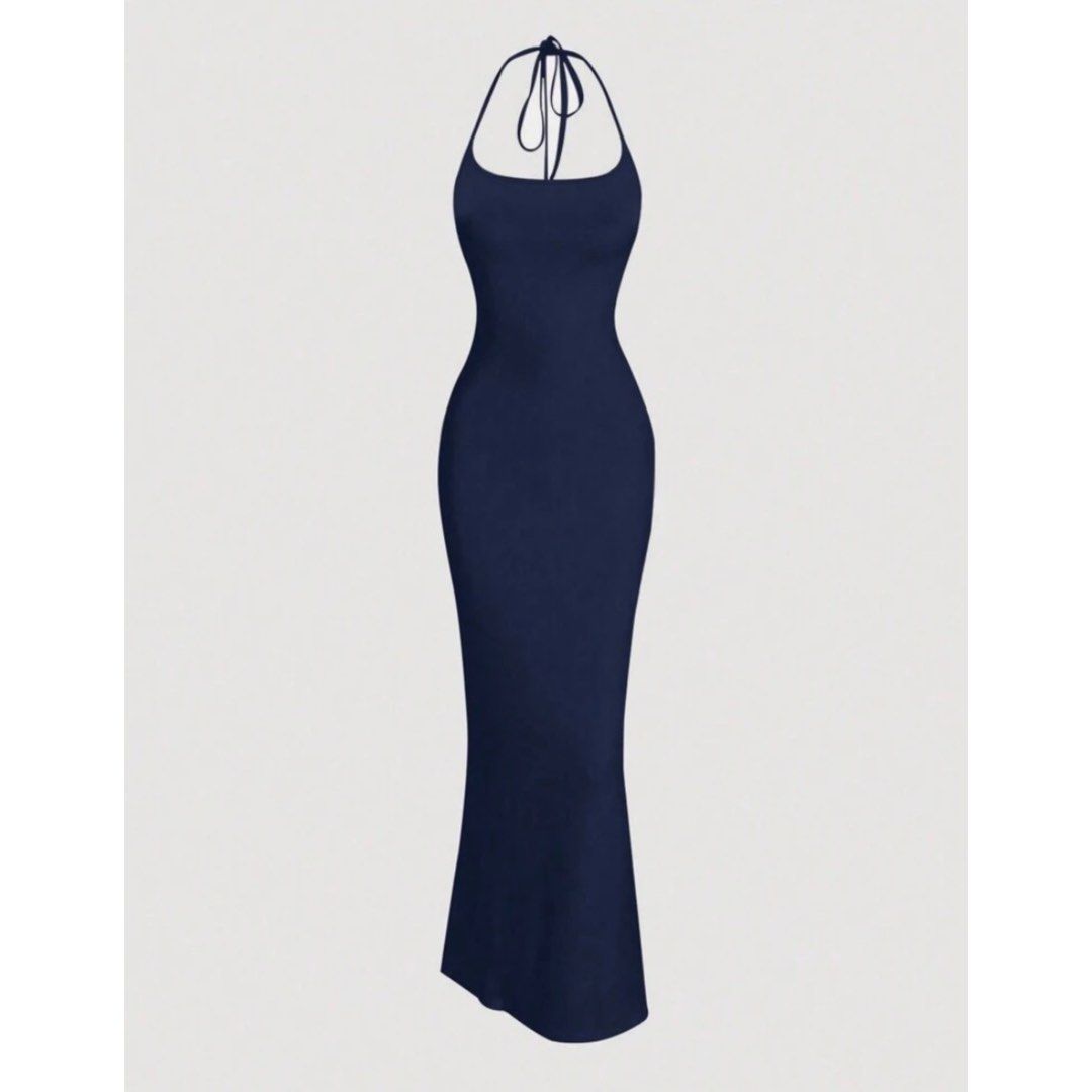[Shein] Halter Neck Maxi Dress (Category: Dresses) located in Makati City. Submitted by cocoreluv (Listing ID 1459650672, Image 1). Description: .