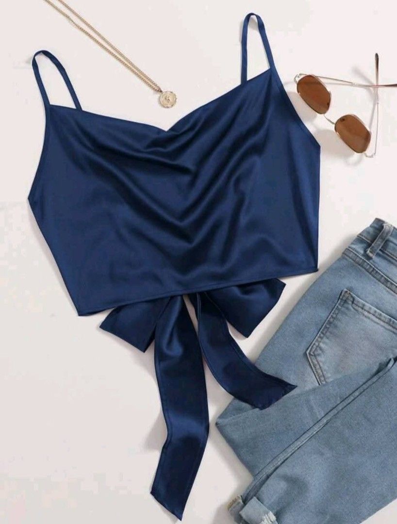 SHEIN sexy crop top Plus size (Category: Others Tops) located in Caloocan City. Submitted by girlshopmcollection (Listing ID 1459493253, Image 1). Description: Blue 💙.