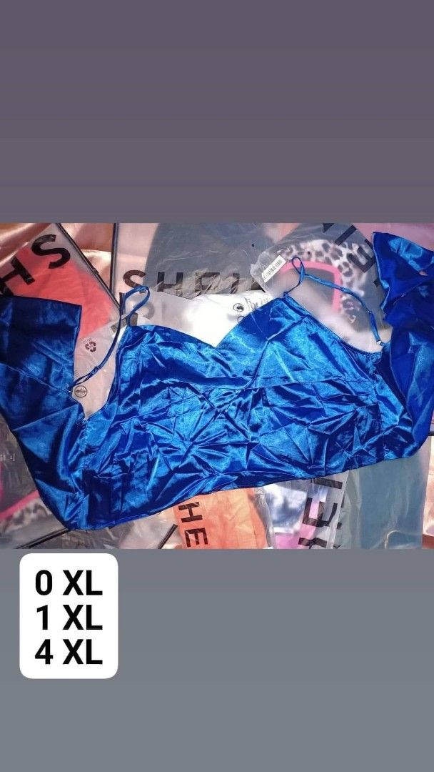SHEIN sexy crop top Plus size (Category: Others Tops) located in Caloocan City. Submitted by girlshopmcollection (Listing ID 1459493253, Image 3). Description: Blue 💙.