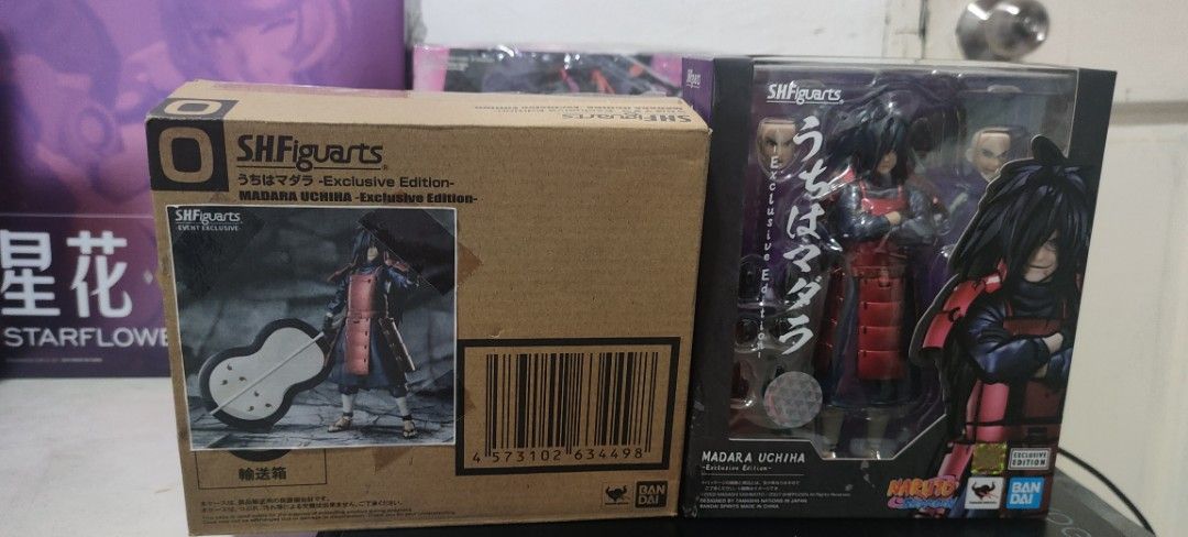 SHFiguarts Madara Uchiha Exclusive Edition (Category: Figurines & Statues) located in Las Pinas. Submitted by forsale.seller (Listing ID 1459609643, Image 1). Description: RARE: SHFiguarts Madara Uchiha Exclusive Edition Condition: BIB | Complete Accessories - 5,500 pm if interested..
