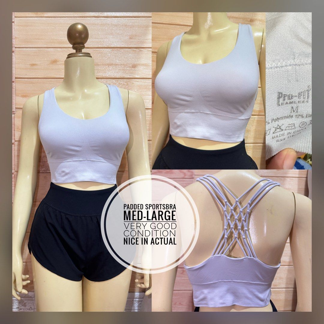 sportsbra branded (Category: Other Sports Equipment and Supplies) located in Manila. Submitted by annepalanioalfaro (Listing ID 1459583898, Image 3). Description: condition and sizes attached at the photo description, pls read.