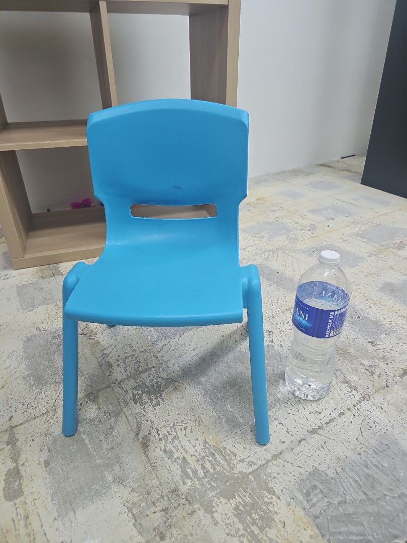 Stackable Blue Plastic Chairs (Set of 60), Furniture & Home Living ...
