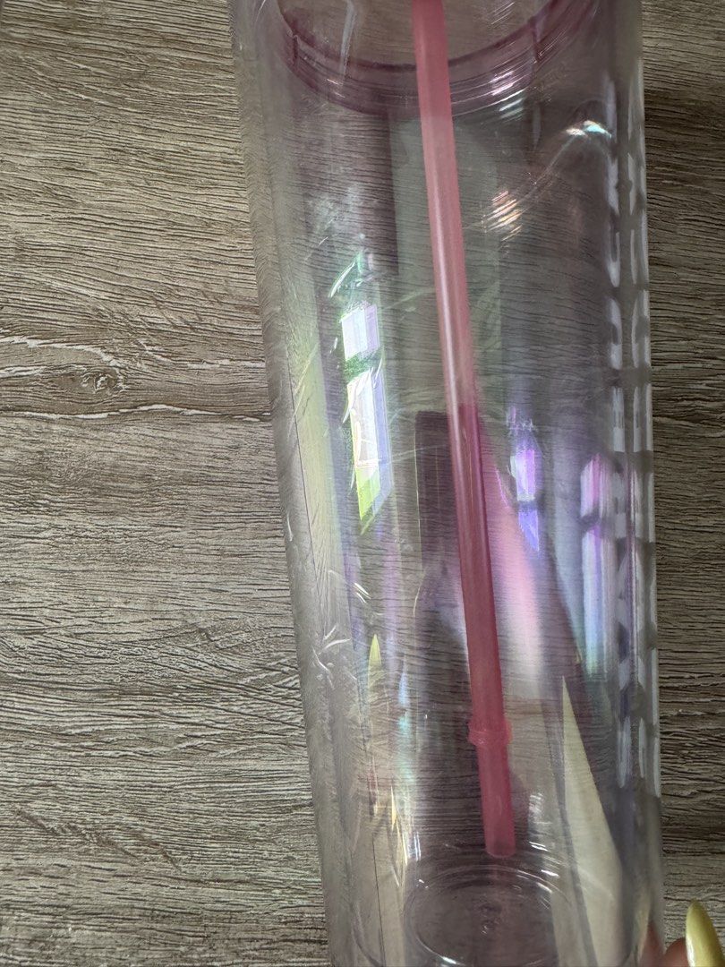 STARBUCKS Holographic Tumbler 24oz (Category: Water Bottles & Tumblers) located in Quezon City. Submitted by thshxn21 (Listing ID 1459538607, Image 2). Description: ITEM DETAILS & SELLING TERMS * Bought for 2k * RFS: Decluttering * External Holo details are peeling SHIPPING & PAYMENT * Delivery: Lalamove only (Buyer shoulders the shipping fee) * Payment via GCash / Bank Transfer PLEASE READ BEFORE BUYING * Pre-loved/Used unless stated otherwise. 