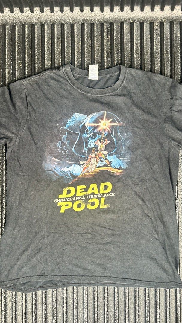 Starwars Deadpool Parody Shirt (Category: Tshirts & Polo Shirts ) located in Batangas. Submitted by get.looted (Listing ID 1459619722, Image 1). Description: Starwars Deadpool Parody Shirt Gildan on tag Lightly Used 22x27 Large fitting Vintage/Vtg.