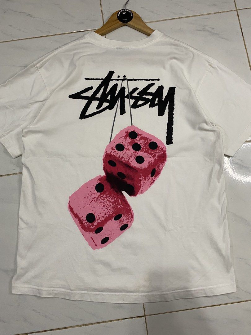STUSSY FUZZY DICE (Category: Tshirts & Polo Shirts ) located in Rizal. Submitted by thrift.cartel (Listing ID 1459664244, Image 1). Description: LIKE NEW.