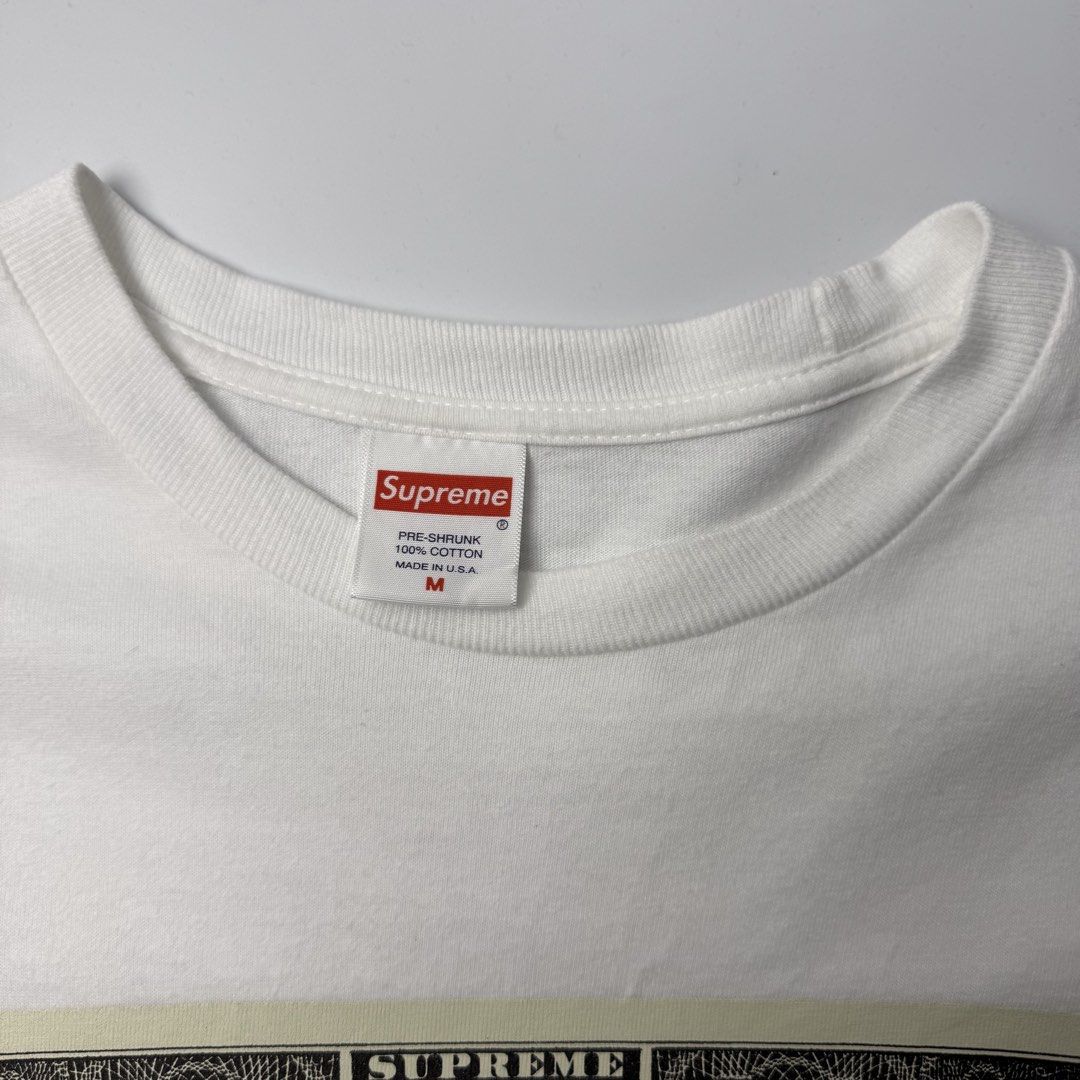 Supreme (Category: Tshirts & Polo Shirts ) located in Quezon City. Submitted by beastmnl (Listing ID 1459644622, Image 3). Description: Dimension 21 width 29 length.