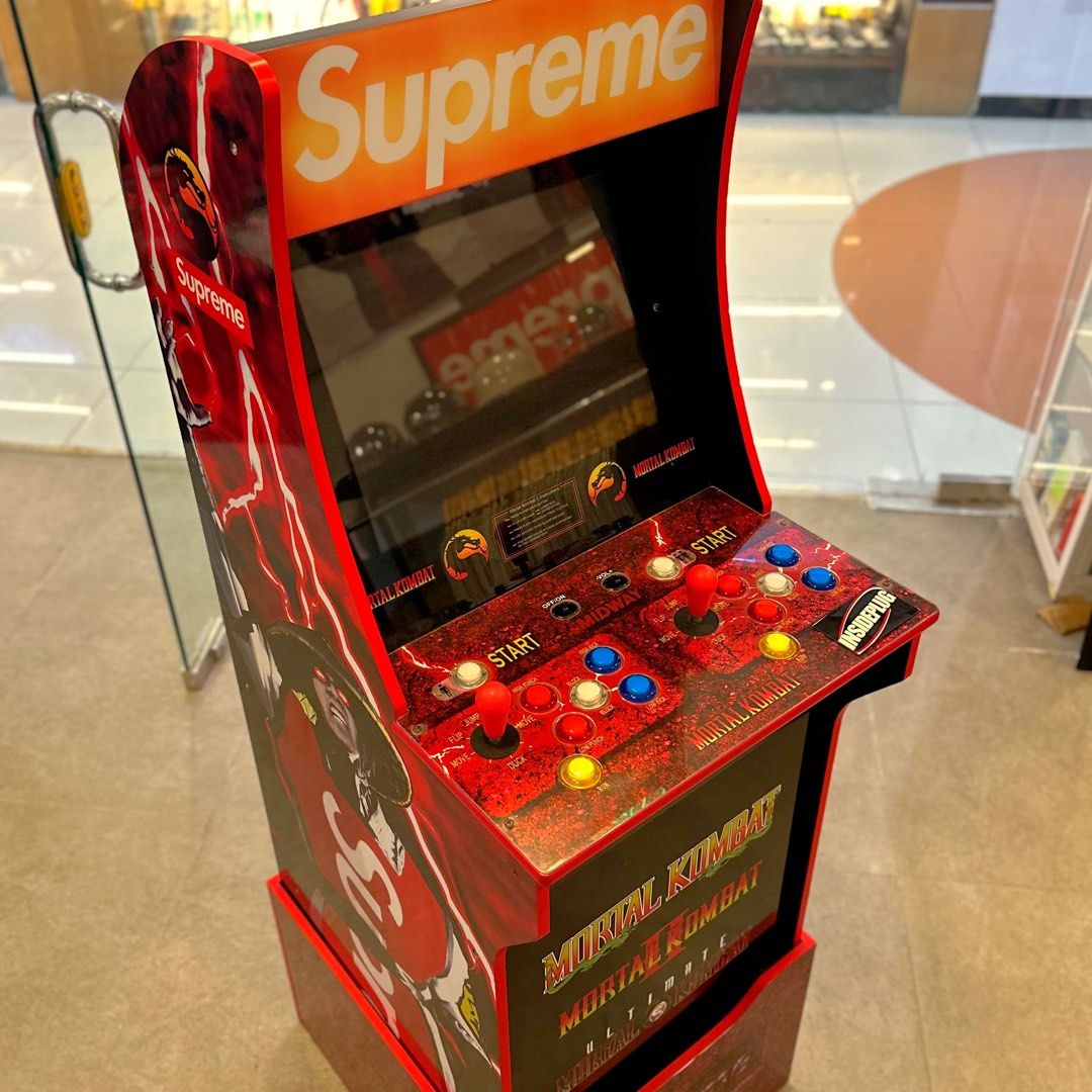 Supreme FW20 Mortal Kombat by Arcade1UP (Category: Others) located in Quezon City. Submitted by inside_plug (Listing ID 1459617928, Image 2). Description: For Sale Supreme FW20 Mortal Kombat by Arcade1UP Brandnew Dm us to purchase.