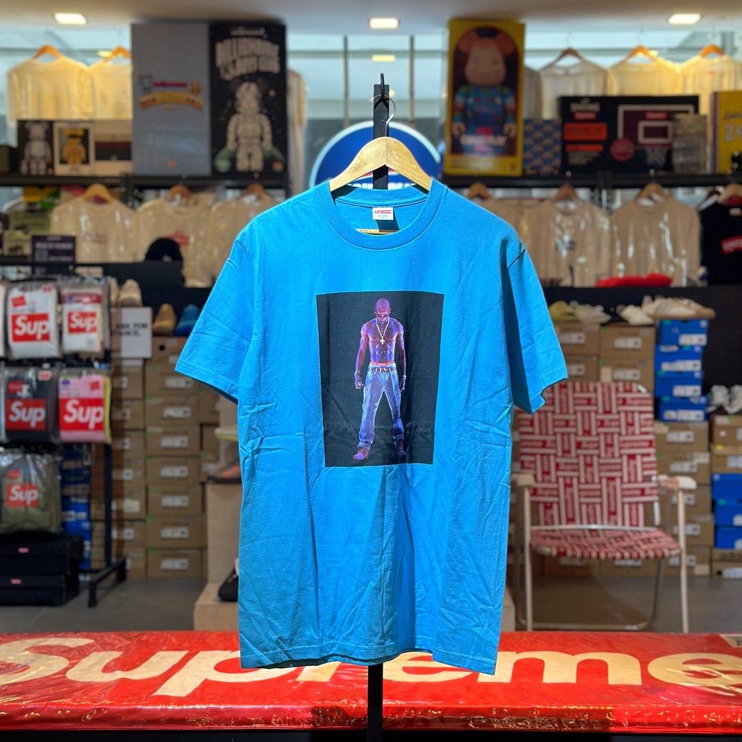 Supreme Tupac Hologram Twe (Category: Tshirts & Polo Shirts ) located in Quezon City. Submitted by inside_plug (Listing ID 1459622693, Image 1). Description: For Sale Supreme Tupac Hologram Tee Blue Medium Brandnew Dm us to purchase.