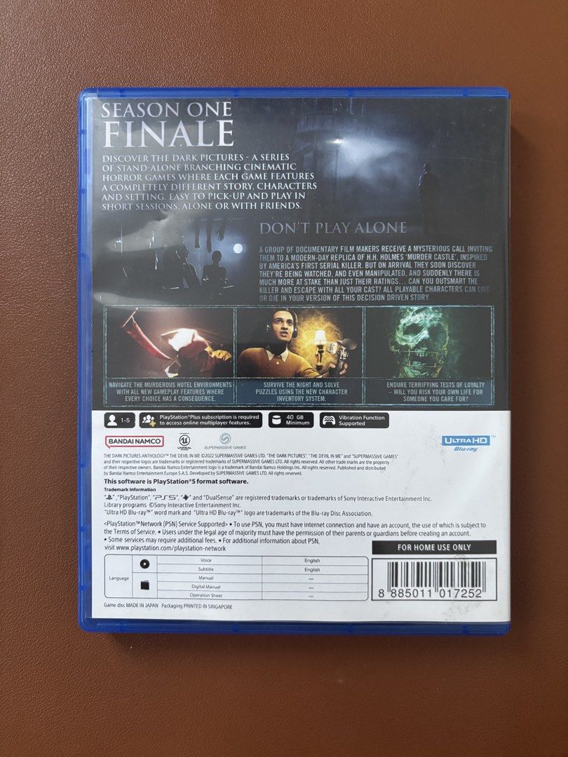 The Devil in Me (Category: PlayStation) located in Manila. Submitted by wnd.lim (Listing ID 1459536673, Image 2). Description: PS5 Game The Devil In Me .