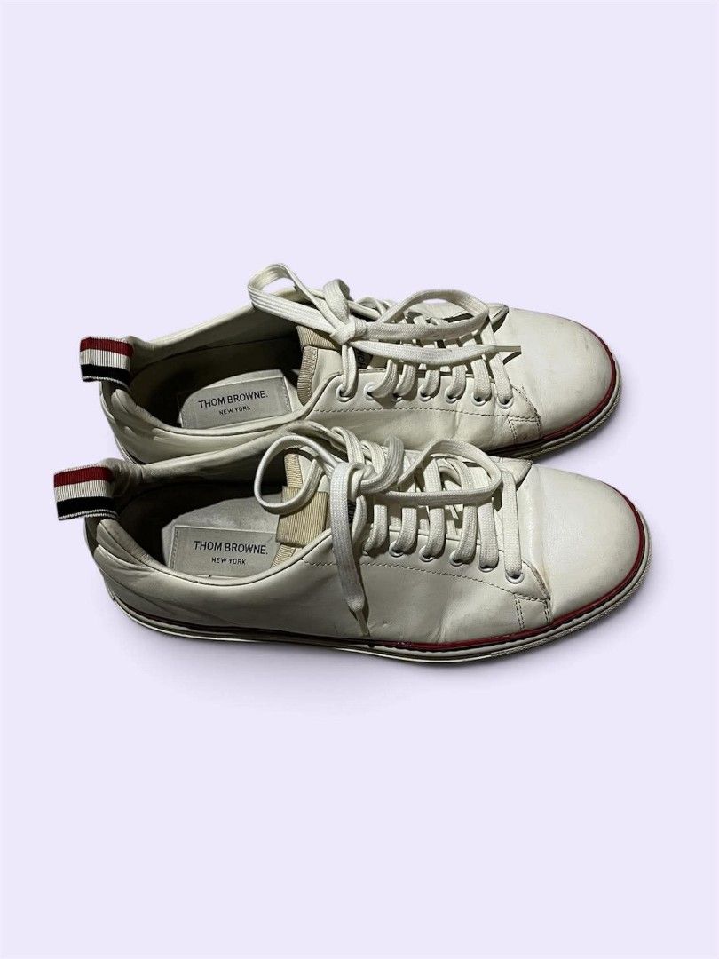 Thom browne vitello calf tennis shoes (Category: Sneakers & Footwear) located in Dumangas. Submitted by stupiddope.ph (Listing ID 1459638913, Image 1). Description: Thom browne vitello calf tennis shoes excellent condition need wash only.