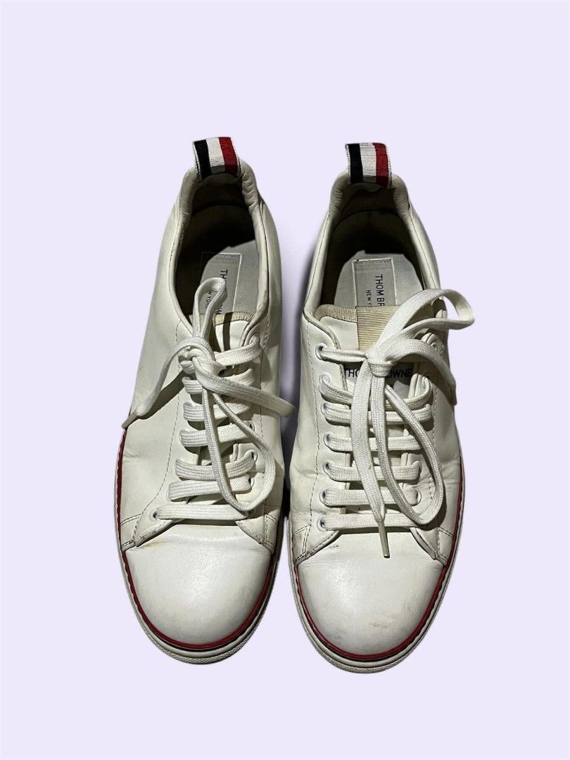 Thom browne vitello calf tennis shoes (Category: Sneakers & Footwear) located in Dumangas. Submitted by stupiddope.ph (Listing ID 1459638913, Image 3). Description: Thom browne vitello calf tennis shoes excellent condition need wash only.